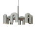 52057 Висечка светилка ECLIPSE LED 12x7W 3000K Сива Luxen